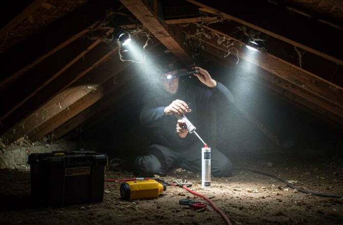 Captura e Afastamento de Morcegos de Telhados e Sótãos