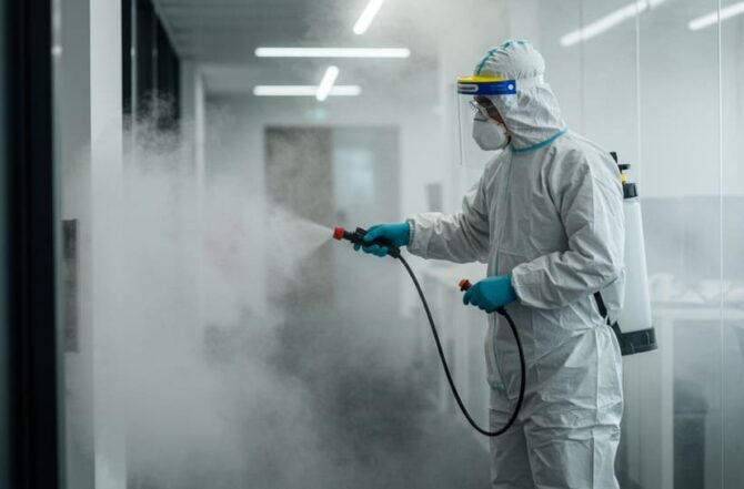 Sanitização de Ambientes Contra Fungos, Bactérias e Vírus