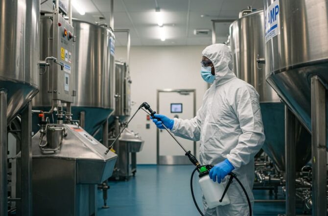 Serviços de Dedetização Industrial com Procedimentos Padronizados (BPF)